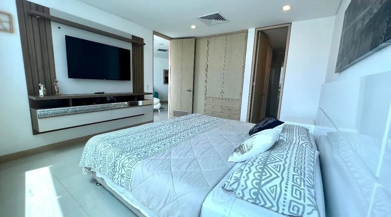 Apartment Luxury Apartamento Hilton Wi-Fi, Tv, Piscina Y Gym Barranquilla  Colombia